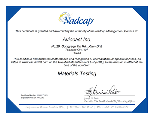 nadcap material testing 